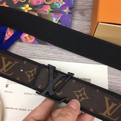 Women's LV Shape Patchwork 40mm Belt 